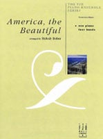 America the Beautiful piano sheet music cover